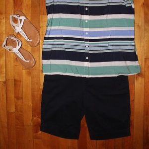 navy Bass bermuda shorts
